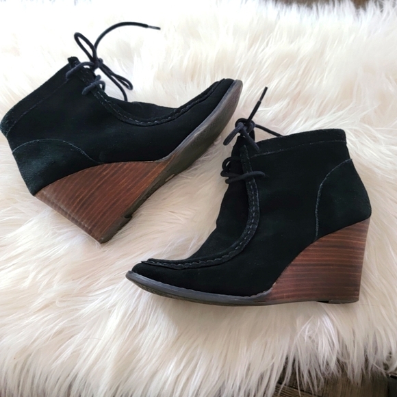Lucky Brand Ysabel Wedge Bootie 7 - Picture 2 of 8